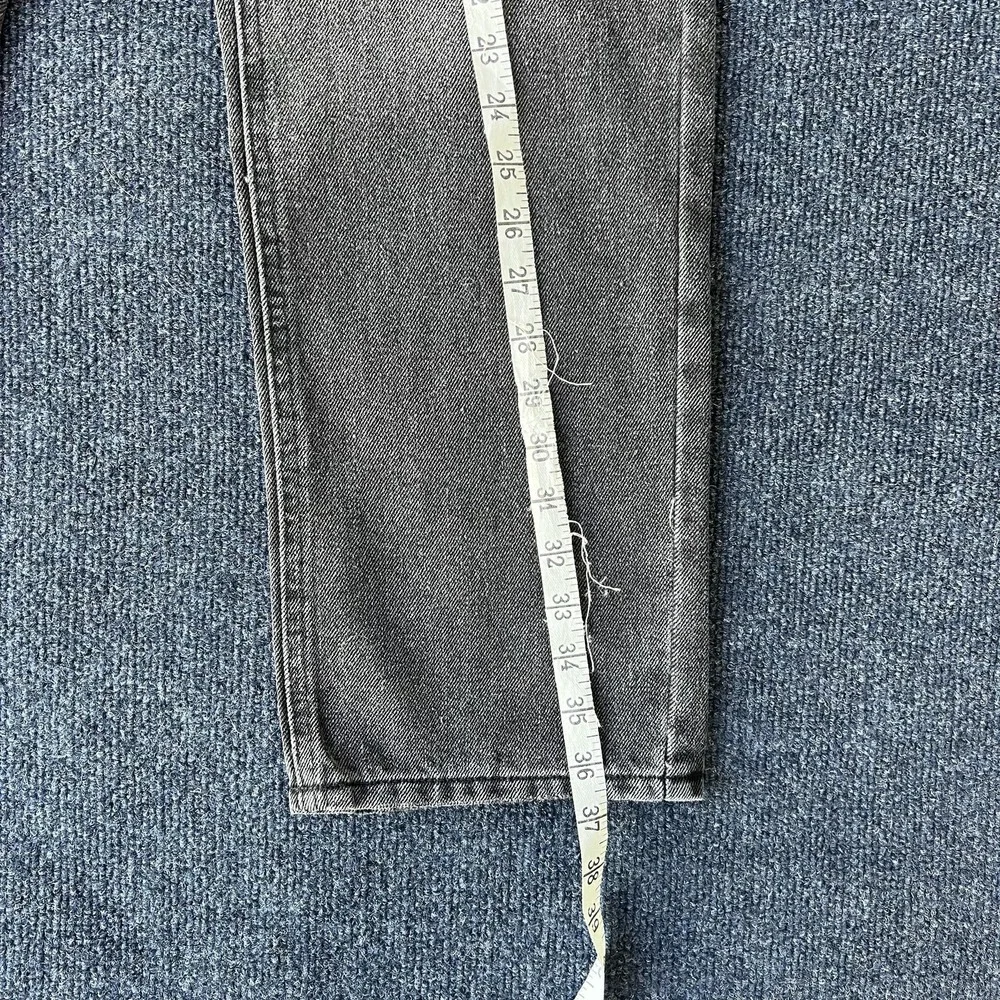 And Now This‎ Jeans Womens 25 Gray High Rise Straight Cropped Criss Cross Dumont